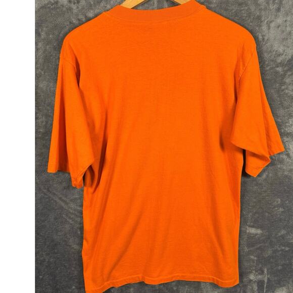 VTG 1987 Denver Broncos Super Bowl XXI Single Stitch T-Shirt Large Orange USA! - Picture 2 of 8